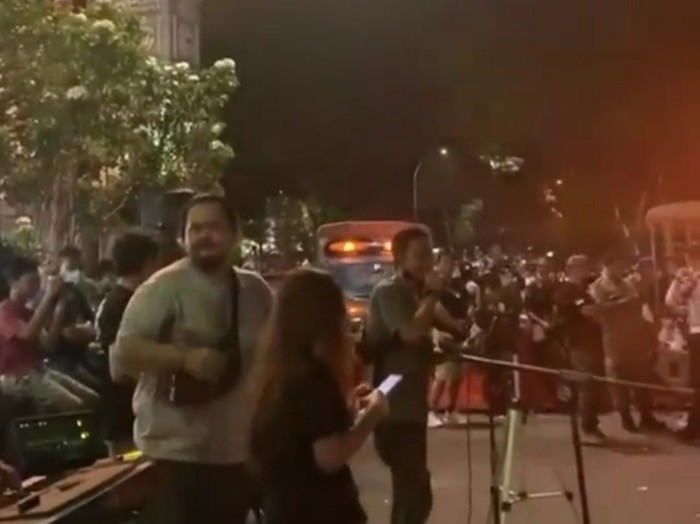 Konser musik di Tangerang (Foto: tangkapan layar)