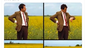 Fans Barcelona sampai tidak sabar menunggu Messi menyarangkan gol dalam el clasico. Foto: Twitter