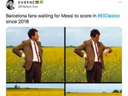 Meme Messi Tersangka Kekalahan Barcelona dari Madrid