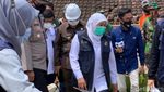 Momen Gubernur Khofifah Tinjau Lokasi Terdampak Gempa Malang