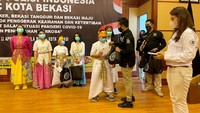 Deklarasi SPI DPC Kota Bekasi bertajuk Bekasi bermasker, Bekasi tangguh, dan Bekasi Maju, sebagai program langkah awal (quick win), Pijer menambahkan bahwa SPI akan turut menjadi motor penggerak keamanan dan ketertiban masyarakat dalam situasi pandemi covid-19 dan pencegahan narkoba. Foto: dok. SPI
