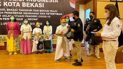 Potret Deklarasi Sahabat Polisi Indonesia Bekasi