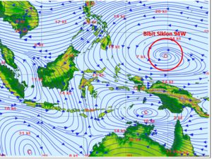 BMKG: Ada Bibit Siklon Tropis 94W, Sulut-Malut Waspada Banjir
