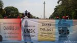 Buruh Kembali Demo Tolak Omnibus Law