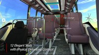 Tampilan interior memiliki konsep menarik. Selain menawarkan kemewahan sudah pasti tingkat keamanan dan sistem Physical Distancing juga ikut diterapkan. Foto: dok. Laksana/Mercedes-Benz