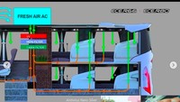 Kalau kita memenangkan kontes ini, pasti akan menjadi solusi perjalanan yang unik bagi PO atau konsumen. Karena akan ada alternatif dari satu bus kita memberikan sesuatu yang berbeda pada era New Normal ini. Livery kita menggunakan seniman asal Semarang, Harry Suryo karena kami ingin mengangkat seni di Indonesia, Candra menambahkan. Foto: dok. Laksana/Mercedes-Benz