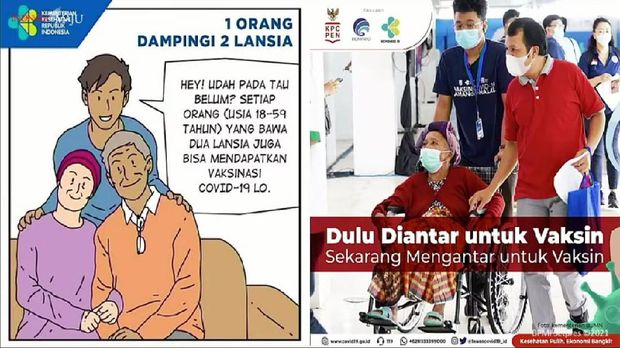 dr Reisa memaparkan progres vaksinasi COVID-19 bagi lansia (YouTube Sekretariat Presiden)