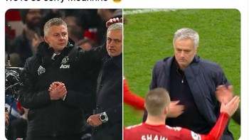 Maafkan kami, Mourinho. Foto: Twitter