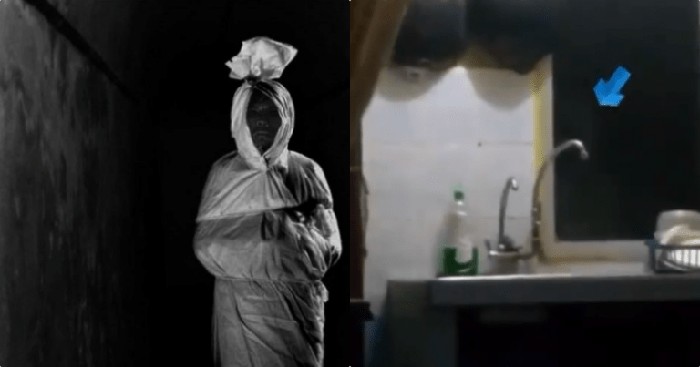 Merinding! Netizen Lihat Bayangan Pocong Mengintip di Jendela Dapur Merinding! Netizen Lihat Bayangan Pocong Mengintip di Jendela Dapur