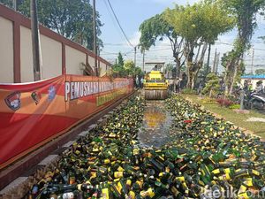 Jelang Ramadhan di Sukabumi dan Karawang, Knalpot Bising Dimusnahkan