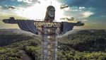 Potret Patung Yesus Raksasa Terbaru di Brasil