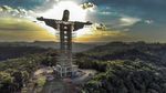 Potret Patung Yesus Raksasa Terbaru di Brasil