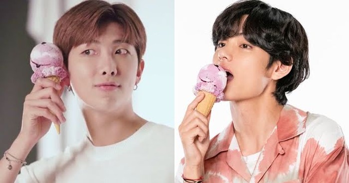Baru Ngaku, RM dan V BTS Pernah Diam-diam Makan Es Krim saat Masih Trainee