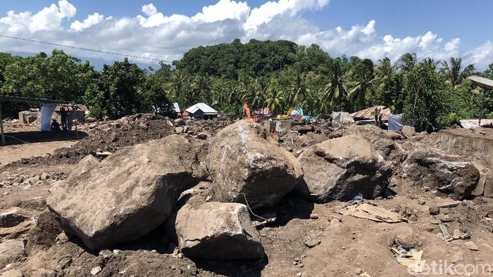 Desa Nelelamadike, Ila Boleng di Flores Timur menjadi salah satu daerah yang terdampak paling parah bencana banjir dan longsor Nusa Tenggara Timur (NTT).