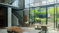 Ada tiga spot area pengujung, mulai dri bagian infoor, outdoor dan semi outdoor. Bagian indoor adalah area yang paling banyak dipilih pengujung. Foto: detikcom/Riska Fitria