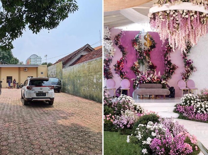 Viral dekorasi pernikahan di rumah seperti gedung