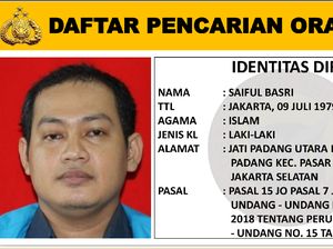 Gegara Medsos, Buron Teroris Saiful Basri Menyerahkan Diri