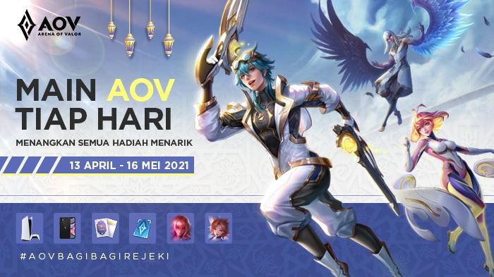 Event AOV Ramadan Bagi-Bagi Rejeki, Ada PlayStation 5, iPhone 11, Hero dan Skin Gratis!