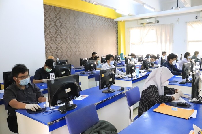 Hari Pertama UTBK di ITS, 1.707 Peserta Terapkan Prokes Ketat