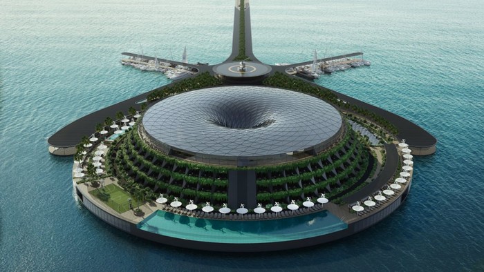 Hotel Terapung di Qatar