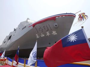 Taiwan Pamerkan Kapal Perang Baru di Tengah Ancaman China