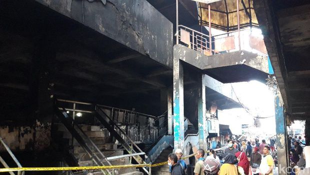 Kebakaran di Pasar Inpres Pasar Minggu