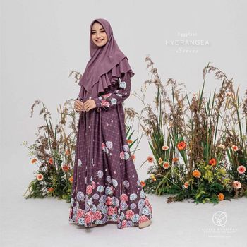 Koleksi busana motif print dari Kiciks_muslimah.