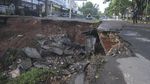 Gegara Hujan, Badan Jalan di GDC Depok Longsor