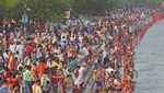 Simak Lagi Foto-foto Tsunami COVID-19 yang Menggila di India