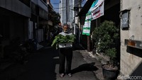 Harga sayuran tersebut dijual Rp 5.000 per bungkus.   