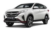 Secara tampilan luar, Perodua Aruz versi Singapura menggunakan lampu depan LED, pelek dual tone 17 inci, sistem keyless, headunit layar sentuh, dan kamera mundur. Foto: Mekanika
