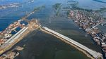 Potret Proyek Tol Semarang-Demak dari Udara