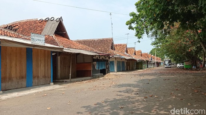 Salah satu sudut kawasan pasar wisata Pangandaran