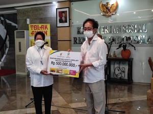 Lewat Kemensos, Sido Muncul Donasi Rp 500 Juta untuk Korban Banjir NTT
