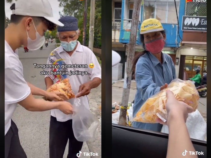 Borong kerupuk dagangan kakek Keren! Pria Ini Borong Kerupuk Untuk Menolong Kakek Penjualnya