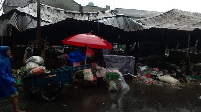 Konidisi Pasar Kambing, Tanah Abang usai sepekan terbakar.