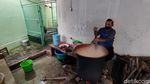 Momen Masjid Jami Pekojan Sajikan Kembali Bubur India