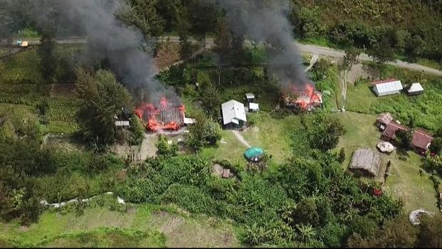 Rumah Wakil Ketua DPRD di Kabupaten Puncak, Papua dibakar, pelaku diduga KKB