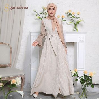 Koleksi long dress dari Gamaleea.id.