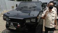 Wakil Ketua DPR RI Sufmi Dasco Ahmad mendatangi RSPAD Gatot Soebroto, Rabu (14/4/2021). Dia akan mengikuti pengambilan darah untuk diproses menjadi vaksin nusantara.