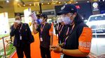 Aksi Satgas COVID-19 Wara-wiri Patroli di IIMS Hybrid 2021
