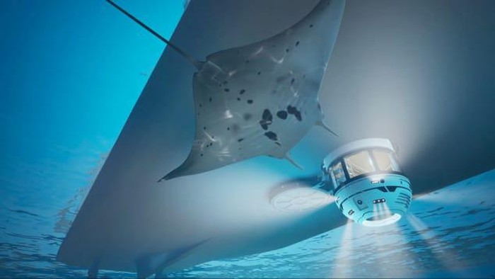 Dek bawah air kapal pesiar, Hydrosphere