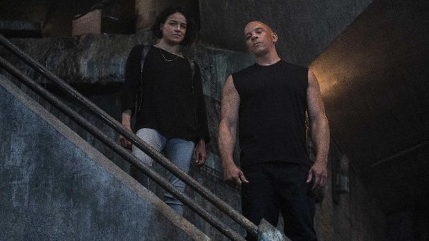 Cuplikan foto adegan Fast and Furious 9.