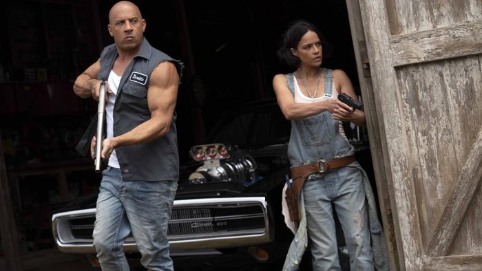 Cuplikan foto adegan Fast and Furious 9.