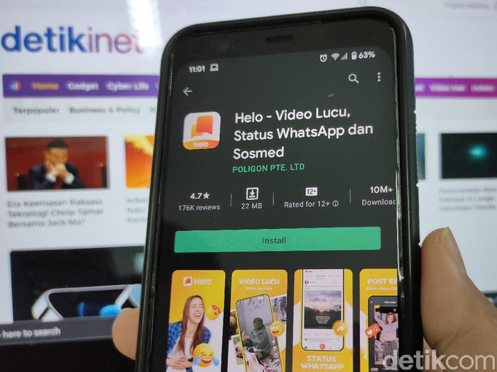 Aplikasi Helo resmi diluncurkan di Indonesia