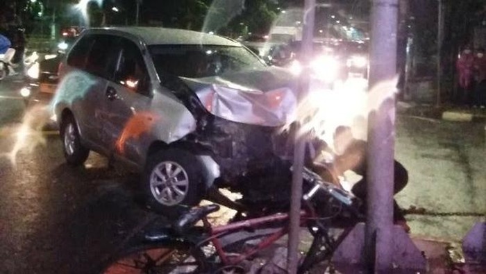 Kecelakaan di Jakpus (Dok kontributor Pasangmata Deden)