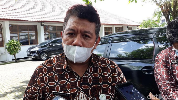 Kepala Dispar Kabupaten Bantul Kwintarto Heru Prabowo saat memberikan keterangan.