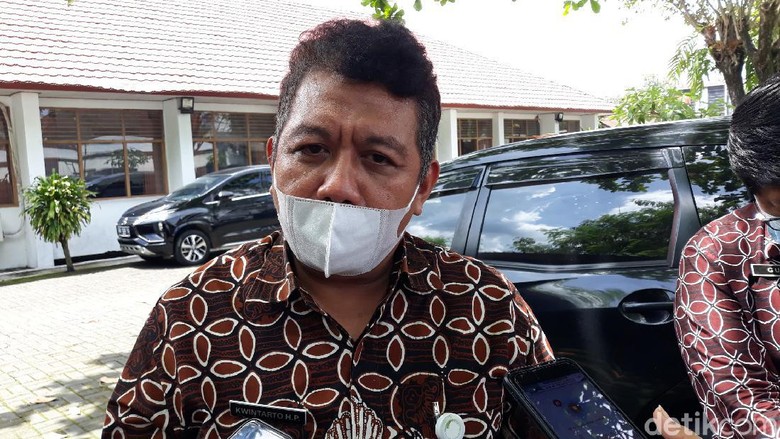 Kwintarto Heru Prabowo Kepala Dispar Kabupaten Bantul Kwintarto Heru Prabowo saat memberikan keterangan.