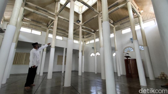Masjid Trayu di Galur, Kulon Progo, DIY, Kamis (15/4/2021).