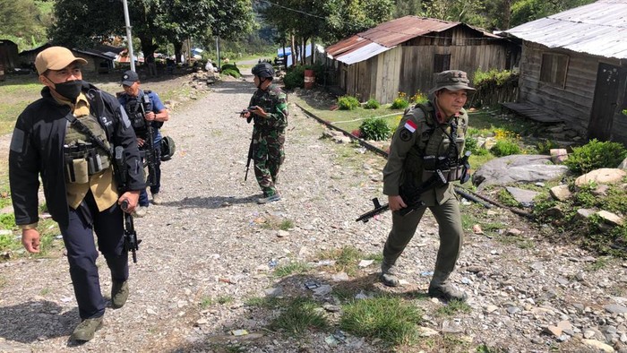 TNI-Polri kuasai beberapa titik di Beoga, Papua (Dok Satgas Nemangkawi)